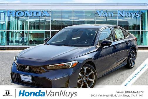 Blue Lagoon Pearl 2026 Honda Civic Hybrid Sport Touring