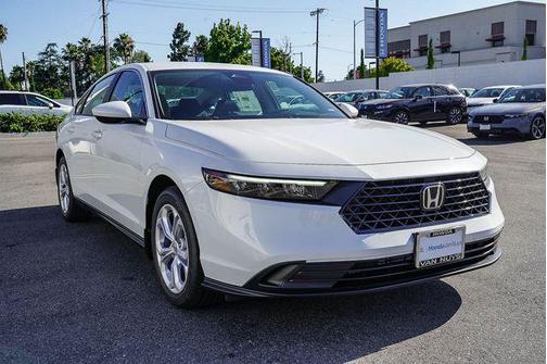 Platinum White Pearl 2026 Honda Accord LX 1.5T