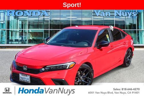 Rallye Red 2022 Honda Civic Sport