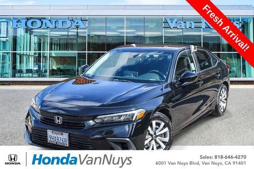 Crystal Black Pearl 2023 Honda Civic LX