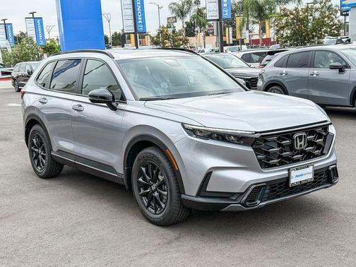 Solar Silver Metallic 2026 Honda CR-V Hybrid Sport FWD
