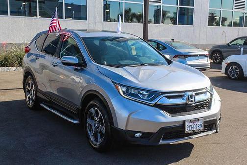 Lunar Silver Metallic 2018 Honda CR-V EX