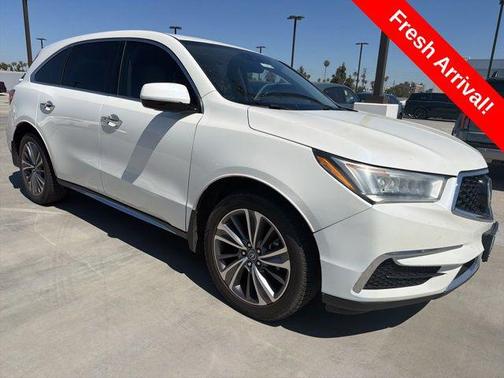 White Diamond Pearl 2017 Acura MDX 3.5L w/Technology Package