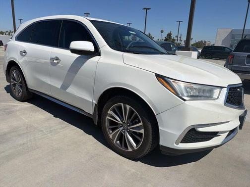 White Diamond Pearl 2017 Acura MDX 3.5L w/Technology Package