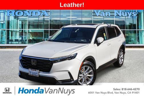 Platinum White Pearl 2023 Honda CR-V EX-L