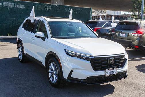 Platinum White Pearl 2023 Honda CR-V EX-L