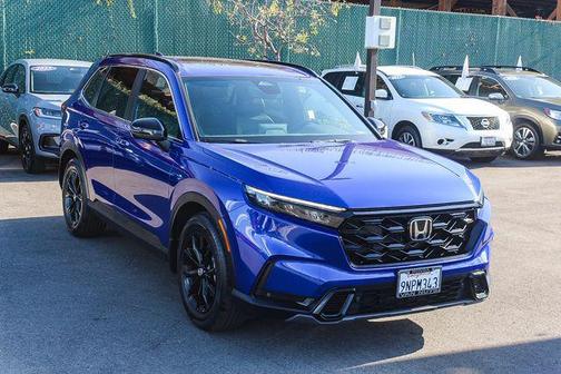 Blue 2025 Honda CR-V Hybrid Sport FWD
