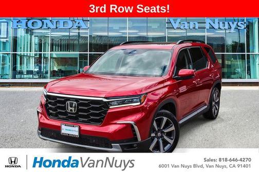 Radiant Red Metallic II 2025 Honda Pilot Touring 8-Passenger