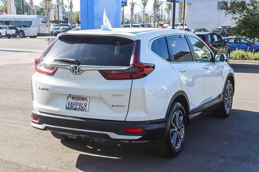 Platinum White Pearl 2021 Honda CR-V Hybrid EX-L