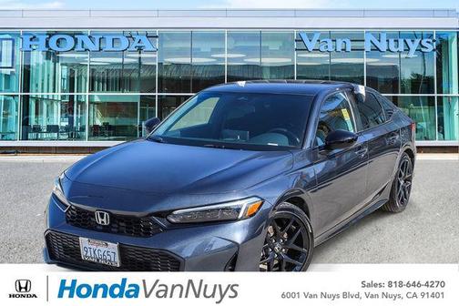 Gray 2025 Honda Civic Sport