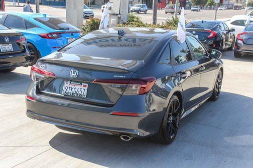 Gray 2025 Honda Civic Sport