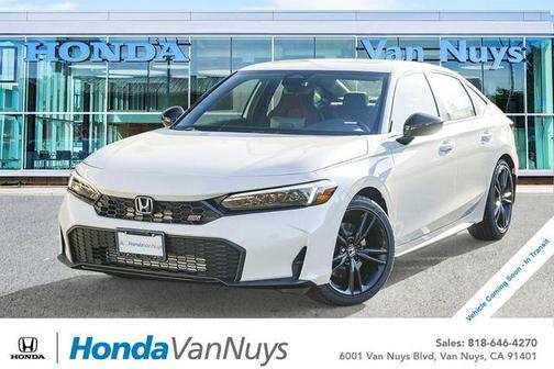 Platinum White Pearl 2026 Honda Civic Si Base