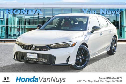 Platinum White Pearl 2026 Honda Civic Si Base