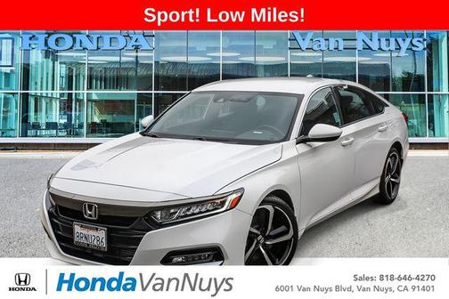 Platinum White Pearl 2020 Honda Accord Sport 1.5T