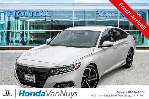 Platinum White Pearl 2020 Honda Accord Sport 1.5T