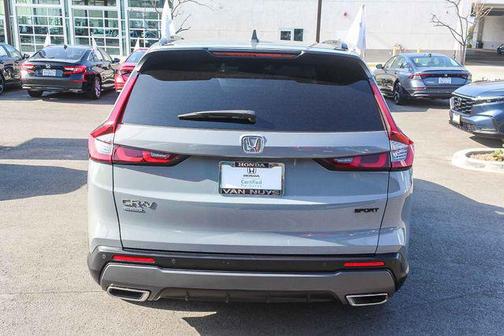 Solar Silver Metallic 2025 Honda CR-V Hybrid Sport FWD