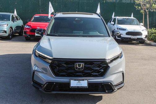Solar Silver Metallic 2025 Honda CR-V Hybrid Sport FWD