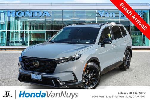 Solar Silver Metallic 2025 Honda CR-V Hybrid Sport FWD