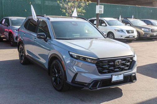 Solar Silver Metallic 2025 Honda CR-V Hybrid Sport FWD