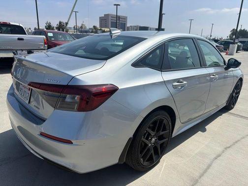 Solar Silver Metallic 2025 Honda Civic Hybrid Sport
