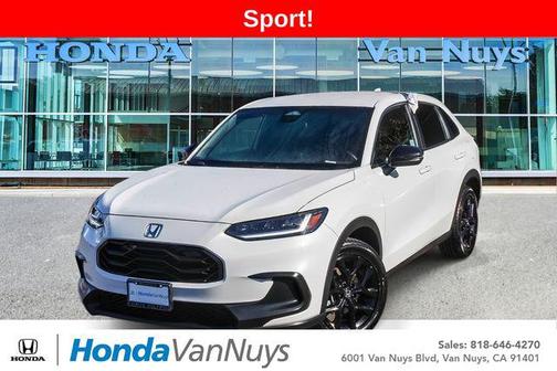 Platinum White Pearl 2023 Honda HR-V 2WD Sport