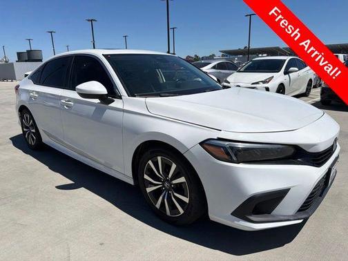 White 2023 Honda Civic EX