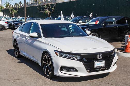 Platinum White Pearl 2019 Honda Accord Sport
