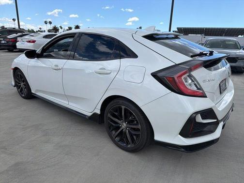 Platinum White Pearl 2021 Honda Civic Sport