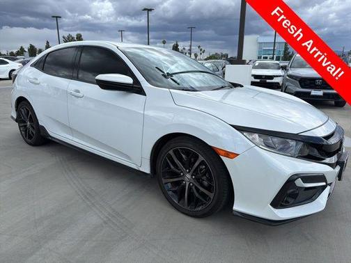 Platinum White Pearl 2021 Honda Civic Sport