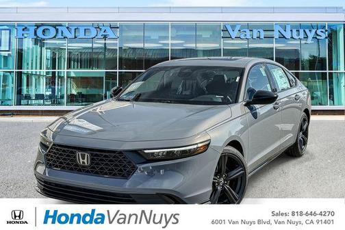 Urban Gray Pearl 2026 Honda Accord Hybrid Sport-L Sedan