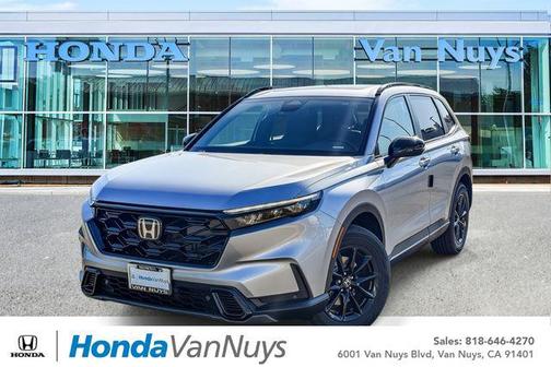 Solar Silver Metallic 2026 Honda CR-V Hybrid Sport-L AWD