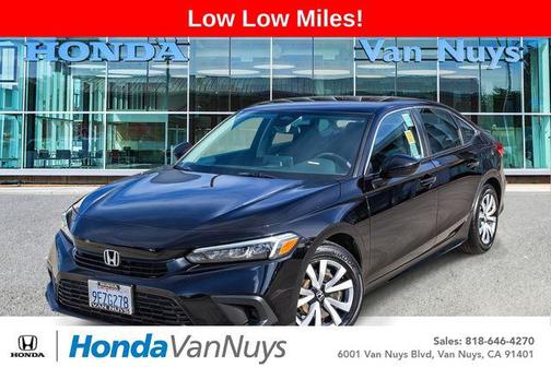 Crystal Black Pearl 2023 Honda Civic LX