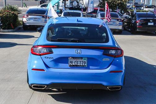 Boost Blue Pearl 2024 Honda Civic Sport Touring
