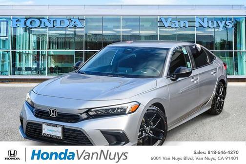 Lunar Silver Metallic 2024 Honda Civic Sport