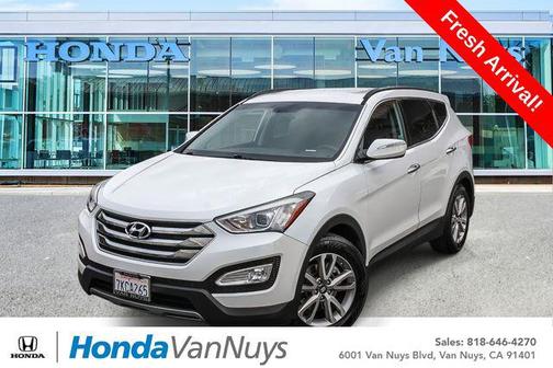 Frost White 2015 Hyundai Santa Fe Sport 2.0L Turbo