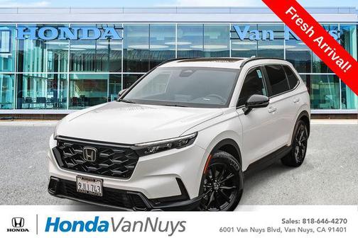 Platinum White Pearl 2024 Honda CR-V Hybrid Sport FWD