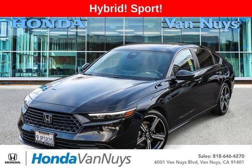 Crystal Black Pearl 2024 Honda Accord Hybrid Sport
