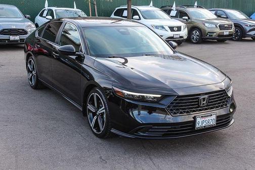 Crystal Black Pearl 2024 Honda Accord Hybrid Sport
