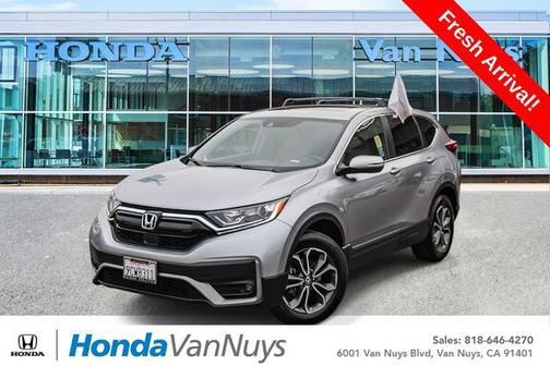 Silver 2022 Honda CR-V AWD EX-L