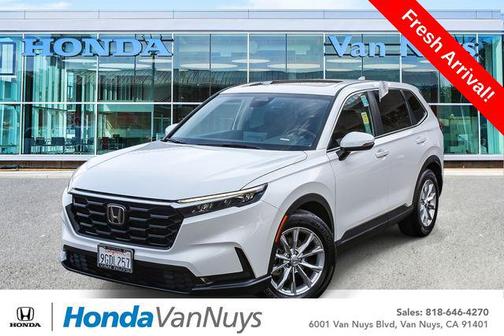 Platinum White Pearl 2023 Honda CR-V EX