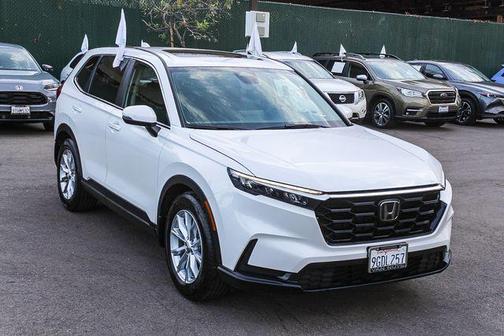 Platinum White Pearl 2023 Honda CR-V EX