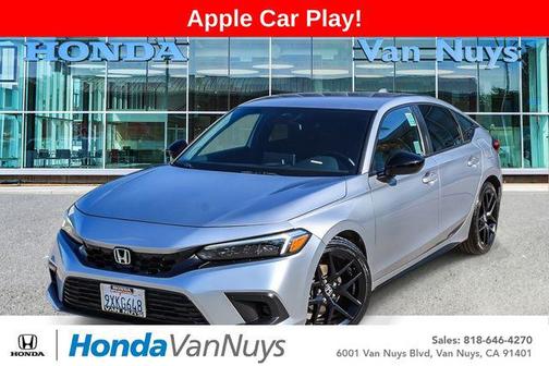 Lunar Silver Metallic 2022 Honda Civic Sport