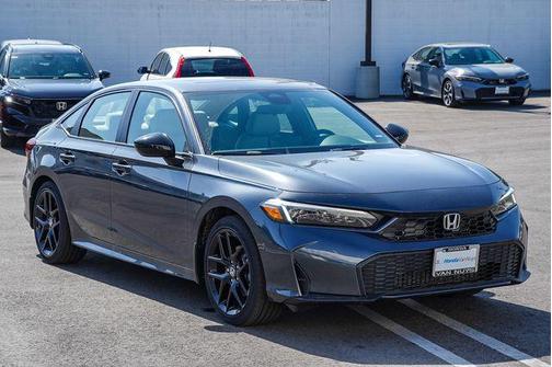 Meteorite Gray Metallic 2026 Honda Civic Hybrid Sport