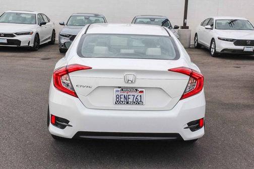 Taffeta White 2018 Honda Civic LX