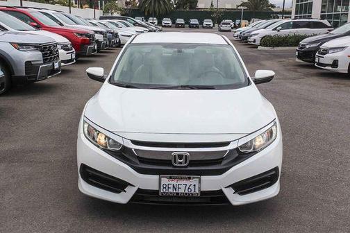 Taffeta White 2018 Honda Civic LX