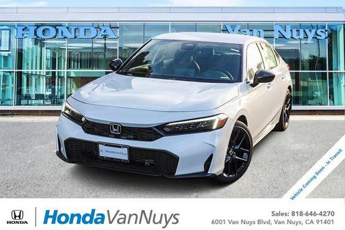 Platinum White Pearl 2026 Honda Civic Sport