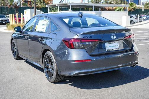Meteorite Gray Metallic 2026 Honda Civic Sport