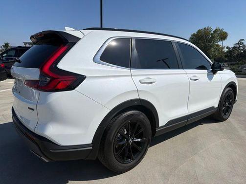 Platinum White Pearl 2025 Honda CR-V Hybrid Sport FWD