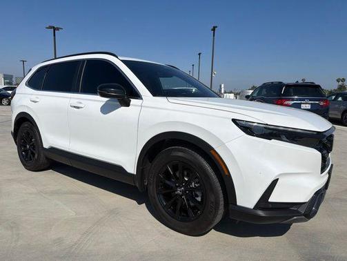 Platinum White Pearl 2025 Honda CR-V Hybrid Sport FWD