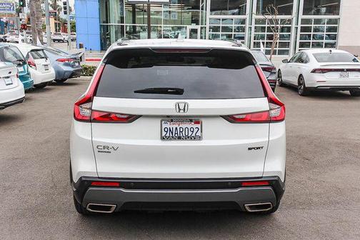 Platinum White Pearl 2025 Honda CR-V Hybrid Sport FWD